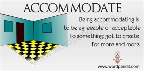what does accommodate.